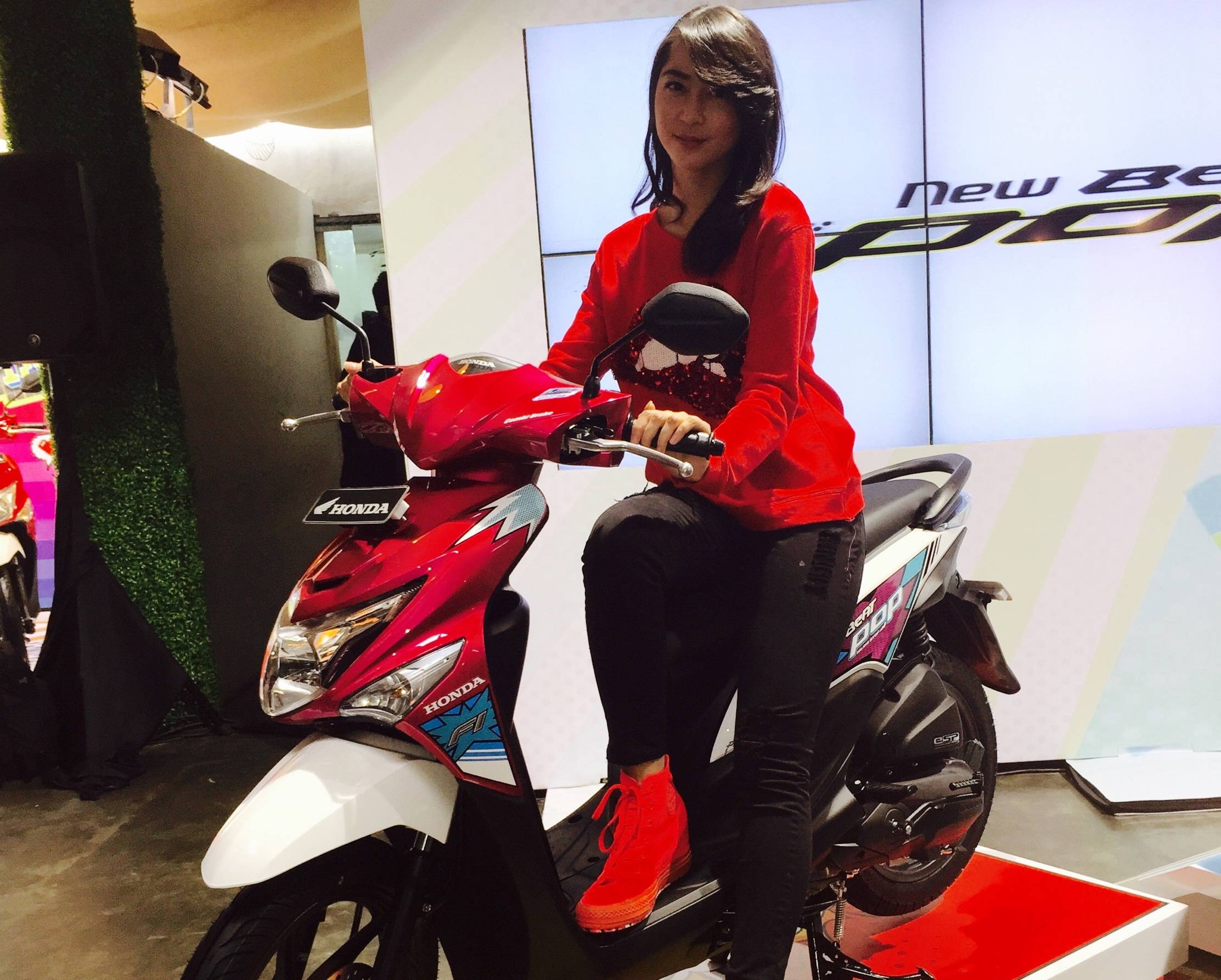 Kumpulan Modif Honda Beat Warna Merah Putih Terkeren Botol Modifikasi