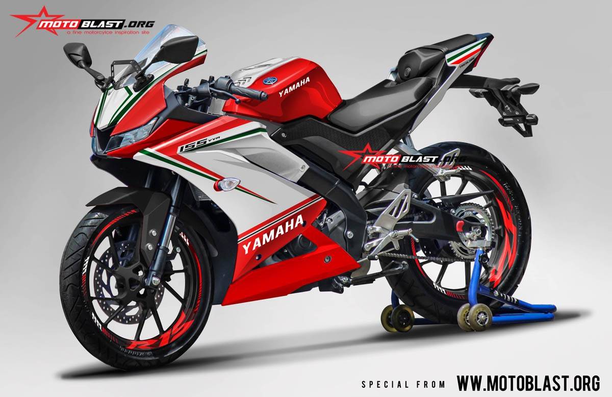 Konsep Modifikasi All New Yamaha R15 Ducati WARUNGASEP