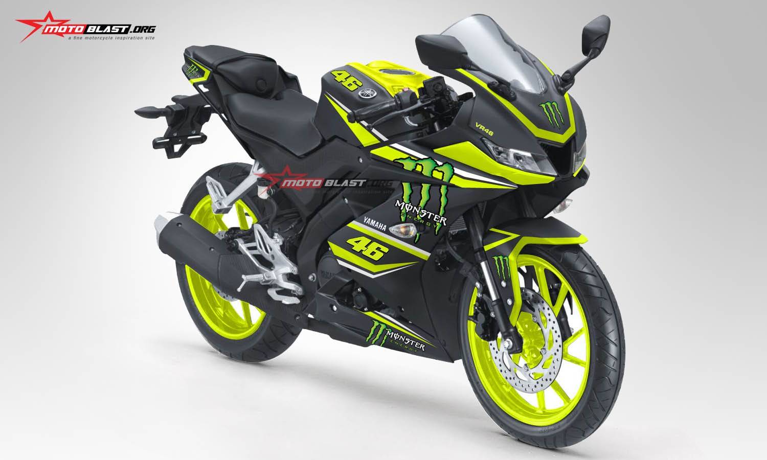 Konsep Modifikasi All New Yamaha R15 Monster WARUNGASEP
